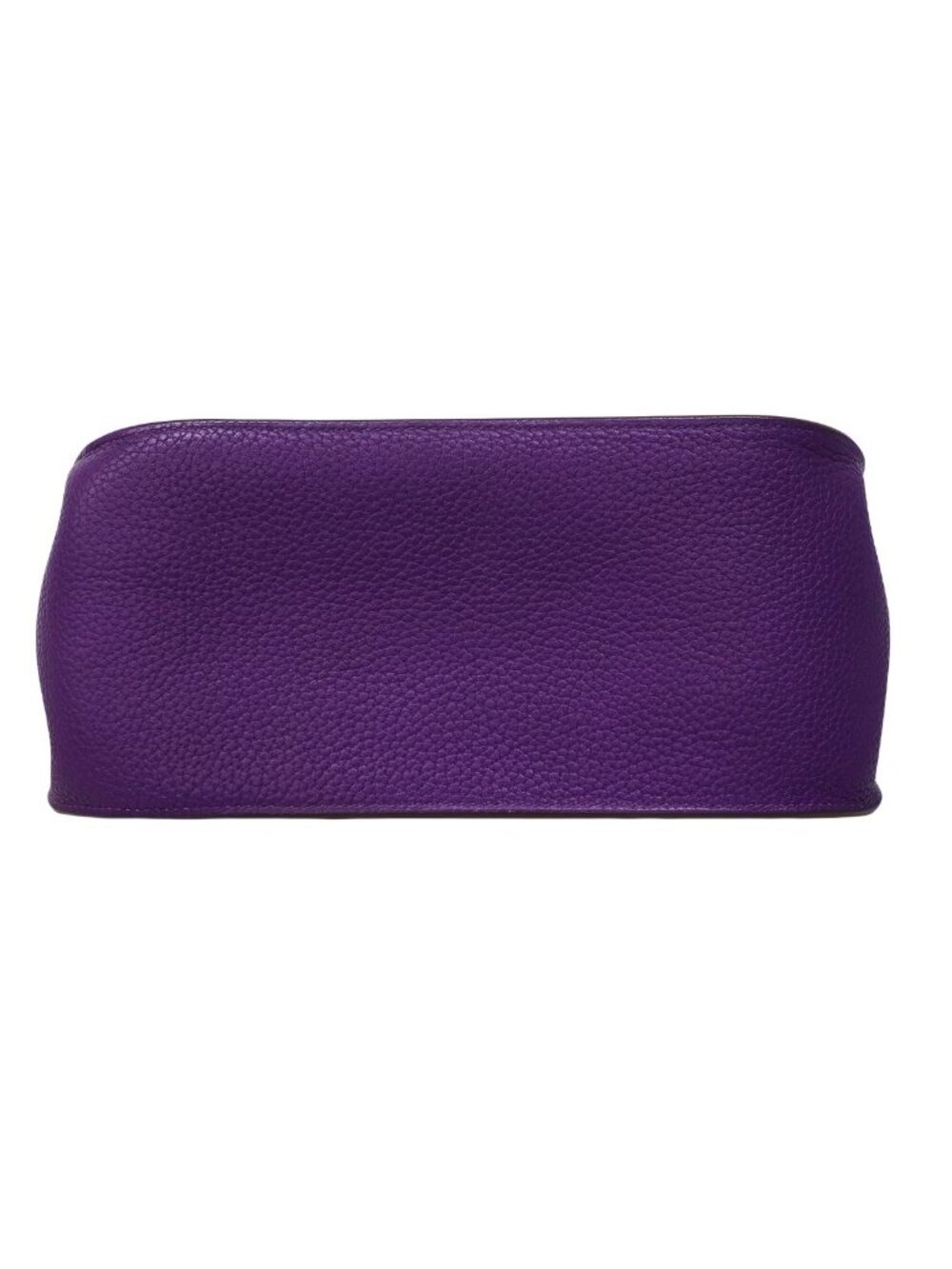 Hermes Shoulder Bag Gipsiere 28 Taurillon Clemence Ultra Violet Silver - Picture 3 of 7